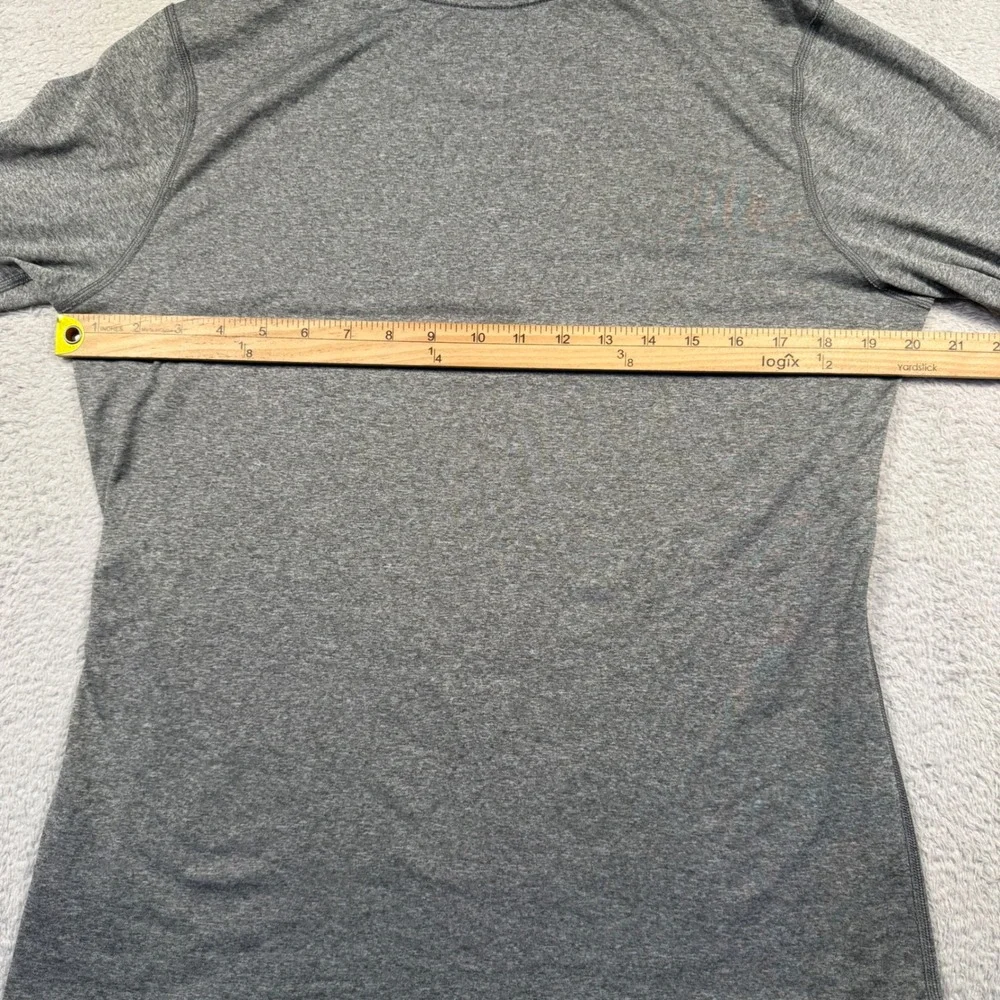 Nike Dri-FIT Long Sleeve Athletic Top Anderson University AU Logo Gray Women's L